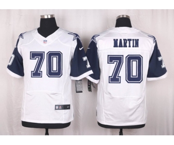 Men's Dallas Cowboys #70 Zack Martin Nike White Color Rush 2015 NFL Elite Jersey