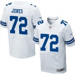 Men's Dallas Cowboys #72 Ed Jones White Retired Player NFL Nike Elite Jersey