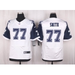 Men's Dallas Cowboys #77 Tyron Smith Nike White Color Rush 2015 NFL Elite Jersey