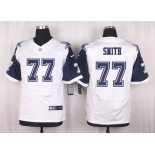 Men's Dallas Cowboys #77 Tyron Smith Nike White Color Rush 2015 NFL Elite Jersey