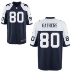 Men's Dallas Cowboys #80 Rico Gathers Navy Blue Thanksgiving Alternate Stitched NFL Nike Elite Jersey