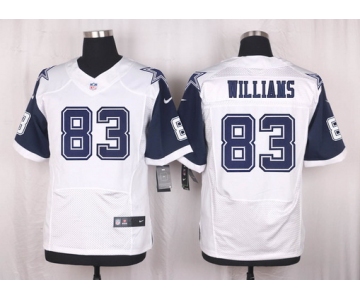Men's Dallas Cowboys #83 Terrance Williams Nike White Color Rush 2015 NFL Elite Jersey