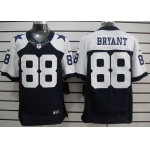 Men's Dallas Cowboys #88 Dez Bryant Navy Blue Thanksgiving Alternate NFL Nike Elite Jersey