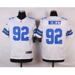 Men's Dallas Cowboys #92 Jeremy Mincey White Road NFL Nike Elite Jersey