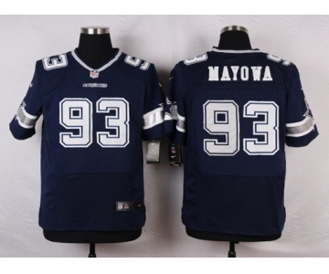 Men's Dallas Cowboys #93 Benson Mayowa Navy Blue Team Color NFL Nike Elite Jersey