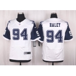 Men's Dallas Cowboys #94 Charles Haley Nike White Color Rush 2015 NFL Elite Jersey