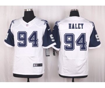 Men's Dallas Cowboys #94 Charles Haley Nike White Color Rush 2015 NFL Elite Jersey