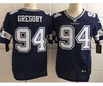 Men's Dallas Cowboys #94 Randy Gregory Nike Blue Elite Jersey