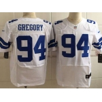 Men's Dallas Cowboys #94 Randy Gregory Nike White Elite Jersey