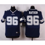 Men's Dallas Cowboys #96 Nick Hayden Navy Blue Team Color NFL Nike Elite Jersey