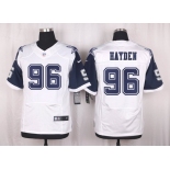 Men's Dallas Cowboys #96 Nick Hayden Nike White Color Rush 2015 NFL Elite Jersey