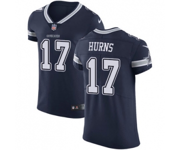 Men's Nike Dallas Cowboys #17 Allen Hurns Navy Blue Team Color Stitched NFL Vapor Untouchable Elite Jersey