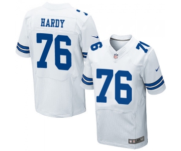 Men's Nike Dallas Cowboys #76 Greg Hardy Elite White NFL Jersey