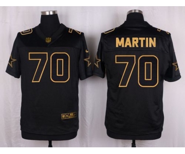 Nike Cowboys #70 Zack Martin Black Men's Stitched NFL Elite Pro Line Gold Collection Jersey
