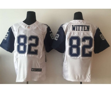 Nike Cowboys 82 Jason Witten White Color Rush Elite Jersey