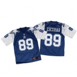 Nike Cowboys #89 Gavin Escobar Navy BlueWhite Throwback Men's Stitched NFL Elite Jersey