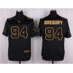 Nike Cowboys #94 Randy Gregory Black Men's Stitched NFL Elite Pro Line Gold Collection Jersey