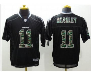 Nike Dallas Cowboys #11 Cole Beasley Black Men's Stitched NFL Elite Camo Fashion Jersey