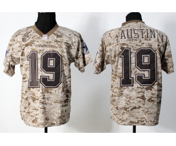 Nike Dallas Cowboys #19 Miles Austin 2013 USMC Camo Elite Jersey