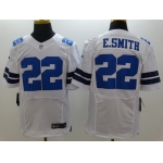 Nike Dallas Cowboys #22 Emmitt Smith White Elite Jersey