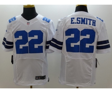 Nike Dallas Cowboys #22 Emmitt Smith White Elite Jersey