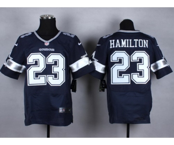 Nike Dallas Cowboys #23 Jakar Hamilton Blue Elite Jersey