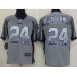 Nike Dallas Cowboys #24 Morris Claiborne Drift Fashion Gray Elite Jersey