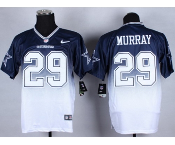 Nike Dallas Cowboys #29 DeMarco Murray Blue/White Fadeaway Elite Jersey