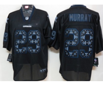 Nike Dallas Cowboys #29 DeMarco Murray Lights Out Black Ornamented Elite Jersey