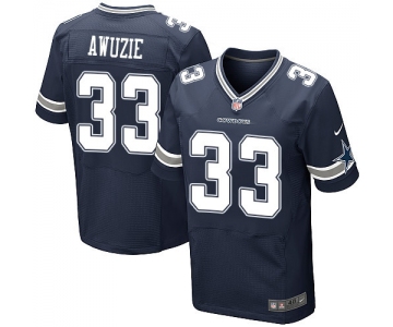 Nike Dallas Cowboys #33 Chidobe Awuzie Navy Blue Team Color Men's Stitched NFL Elite Jersey