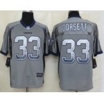 Nike Dallas Cowboys #33 Tony Dorsett Drift Fashion Gray Elite Jersey