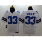 Nike Dallas Cowboys #33 Tony Dorsett White Elite Jersey