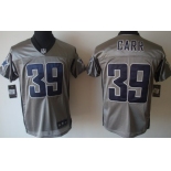 Nike Dallas Cowboys #39 Brandon Carr Gray Shadow Elite Jersey