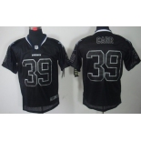 Nike Dallas Cowboys #39 Brandon Carr Lights Out Black Elite Jersey