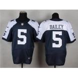 Nike Dallas Cowboys #5 Dan Bailey Blue Thanksgiving Elite Jersey