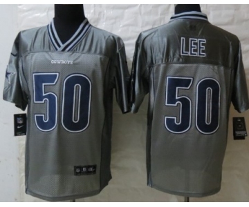 Nike Dallas Cowboys #50 Sean Lee 2013 Gray Vapor Elite Jersey