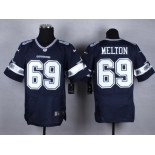 Nike Dallas Cowboys #69 Henry Melton Blue Elite Jersey