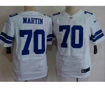 Nike Dallas Cowboys #70 Zack Martin White Elite Jersey