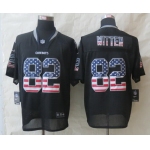 Nike Dallas Cowboys #82 Jason Witten 2014 USA Flag Fashion Black Elite Jersey