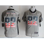 Nike Dallas Cowboys #82 Jason Witten 2014 USA Flag Fashion Gray Elite Jersey