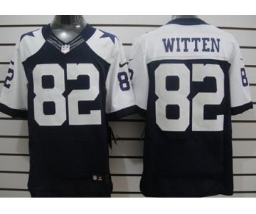 Nike Dallas Cowboys #82 Jason Witten Blue Thanksgiving Elite Jersey