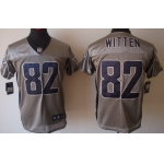 Nike Dallas Cowboys #82 Jason Witten Gray Shadow Elite Jersey