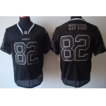 Nike Dallas Cowboys #82 Jason Witten Lights Out Black Elite Jersey