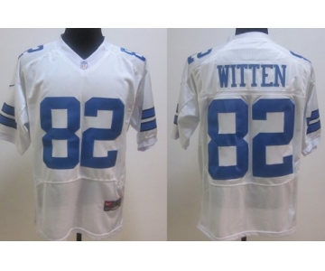 Nike Dallas Cowboys #82 Jason Witten White Elite Jersey