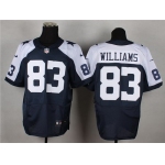 Nike Dallas Cowboys #83 Terrance Williams Blue Thanksgiving Elite Jersey