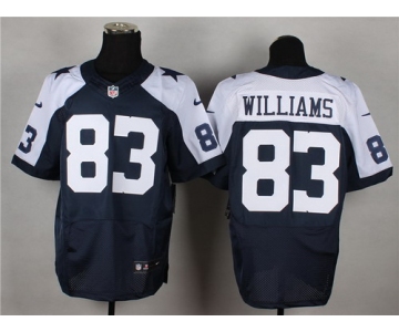 Nike Dallas Cowboys #83 Terrance Williams Blue Thanksgiving Elite Jersey