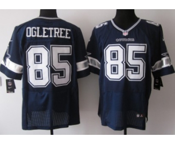 Nike Dallas Cowboys #85 Kevin Ogletree Blue Elite Jersey