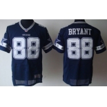Nike Dallas Cowboys #88 Dez Bryant Blue Elite Jersey