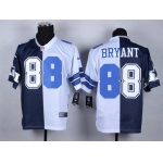 Nike Dallas Cowboys #88 Dez Bryant Blue/White Two Tone Elite Jersey