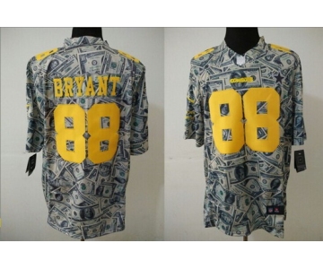 Nike Dallas Cowboys #88 Dez Bryant Dollars Fashion Elite Jersey